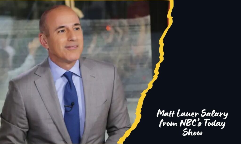 Matt Lauer Salary from NBC's Today Show